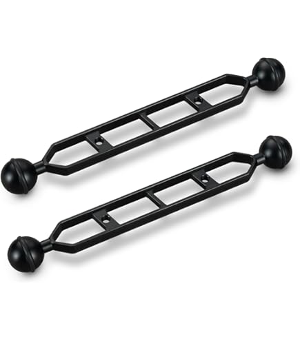 Amazon | 2個 1インチ アルミボールクランプマウント 水中ダイビング